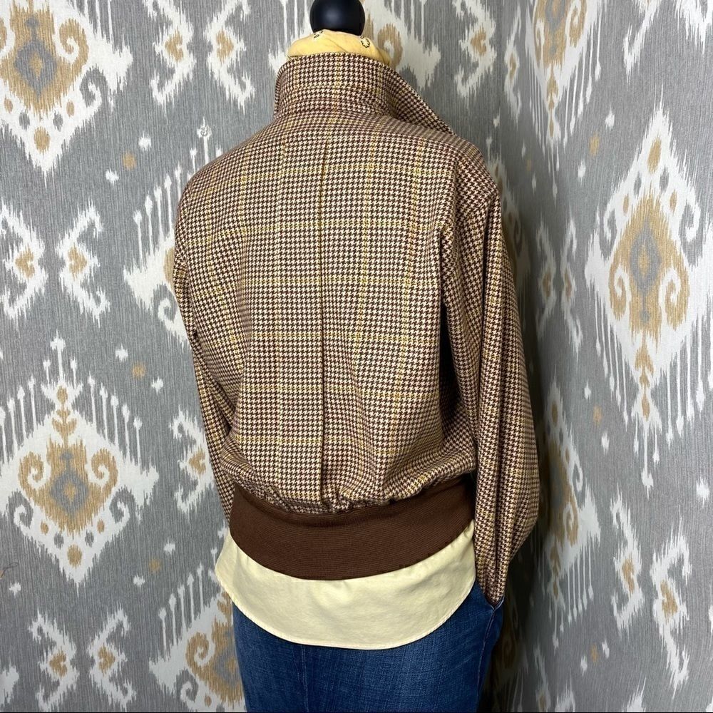Ralph Lauren Collection Brown Multi Wool Check Plaid Jacket - Picture 15 of 16